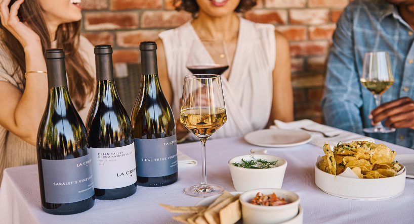 La Crema Estate wine and food pairing
